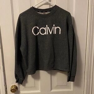 Calvin Klein Gray Knit Sweater